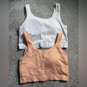 Women's Ribbed Padded Bralettes